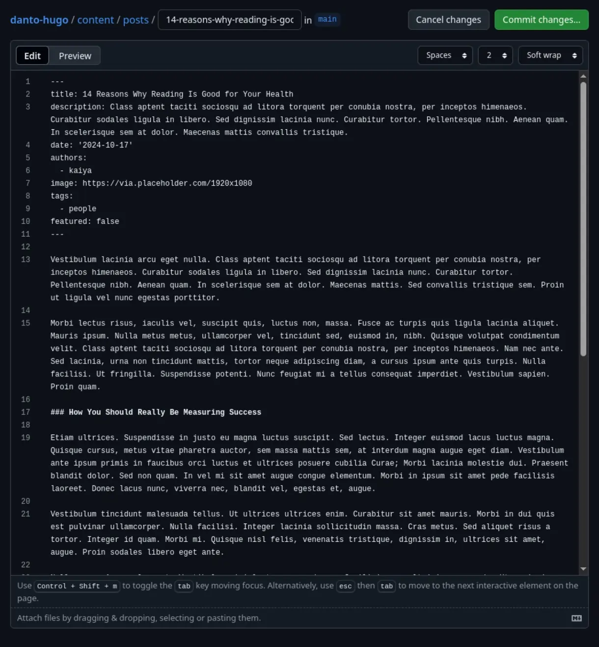GitHub Without GitCMS